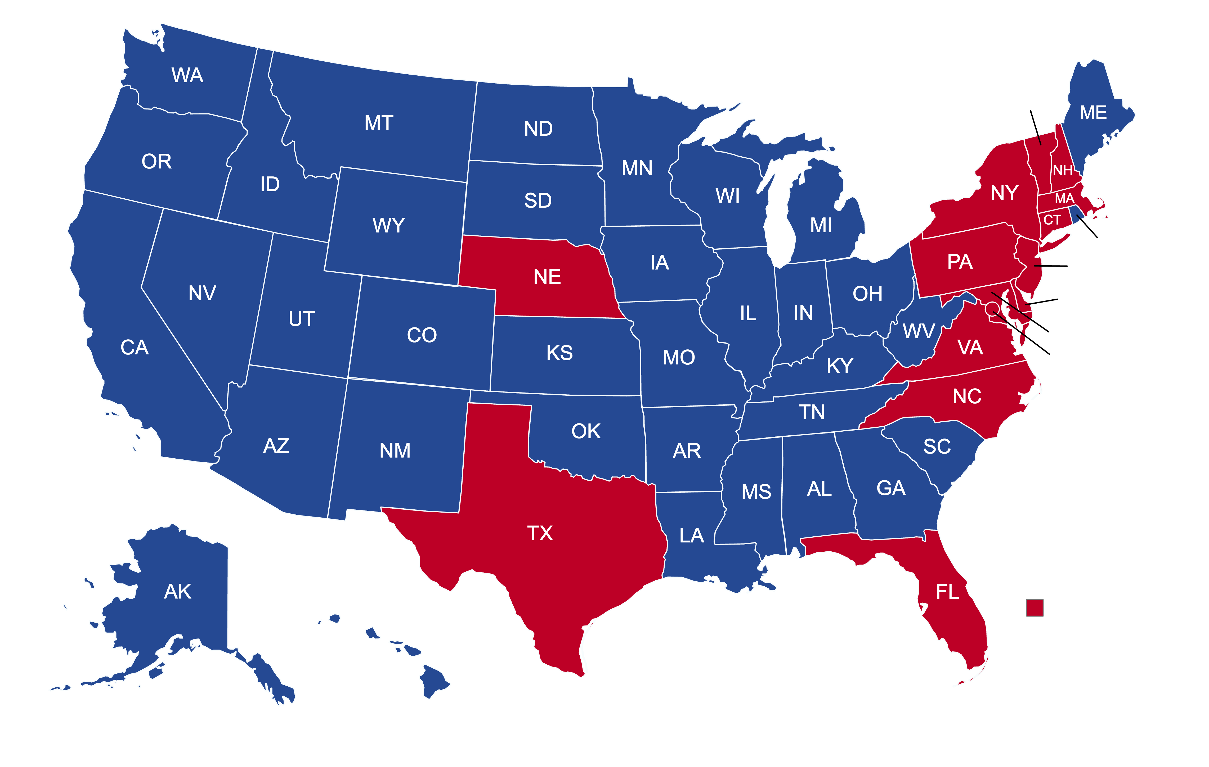 Licensed States